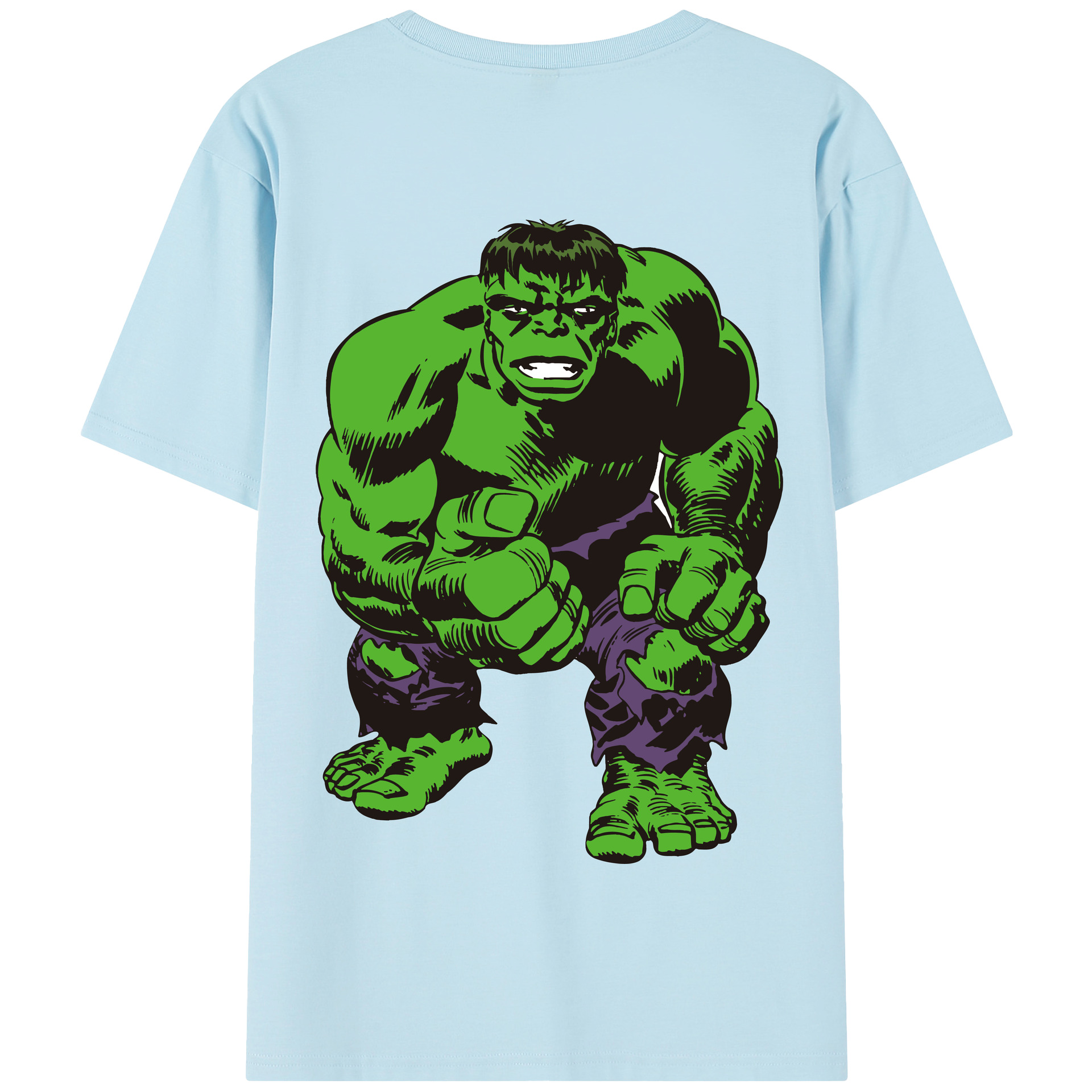 （画像用） アベンジャーズ The Avengers 綿100％半袖Tシャツ（背面プリント）